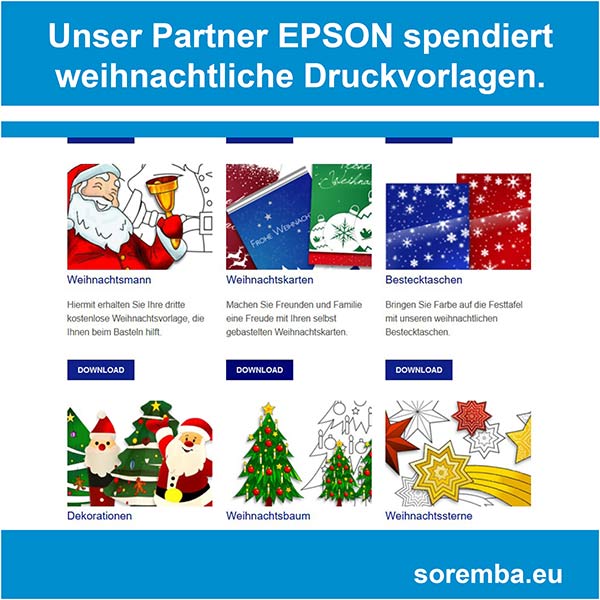 Read more about the article Weihnachtliche Druckvorlagen gratis herunterladen
