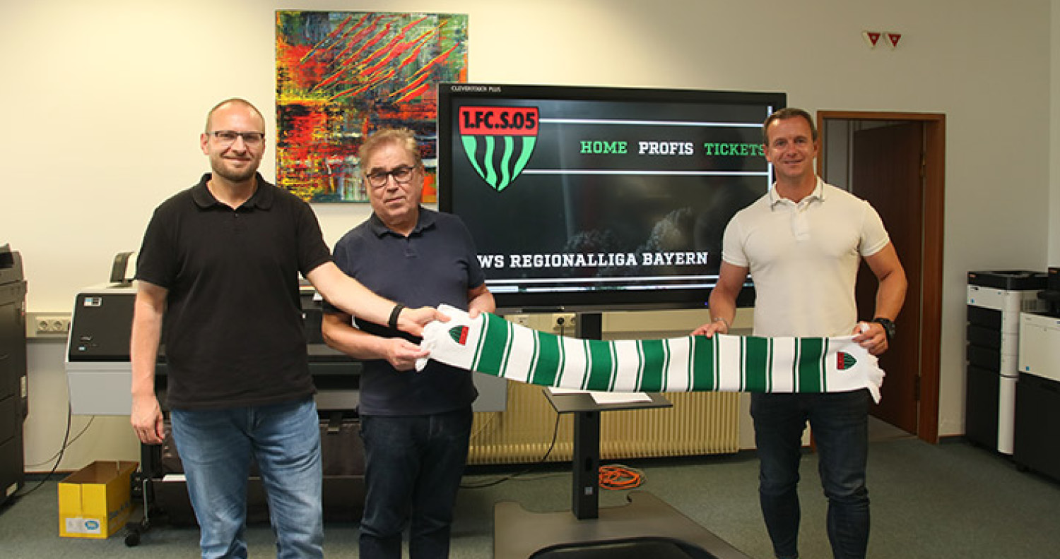 Sorembâ IT & Bürotechnik verlängert Partnerschaft mit dem 1. FC Schweinfurt 05